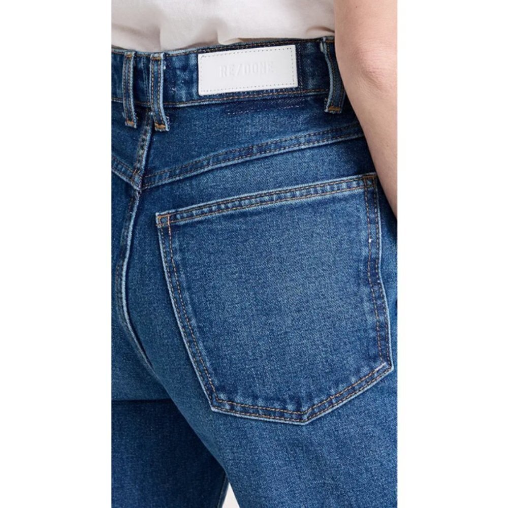 💕RE/DONE💕 70s Cigarette Jeans ~ River Blue 30 NWT - Picture 5 of 16